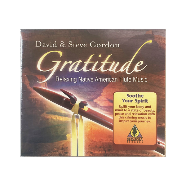 Gratitude Relaxing Native American Flute Music by David & Steve Gordon (CD)