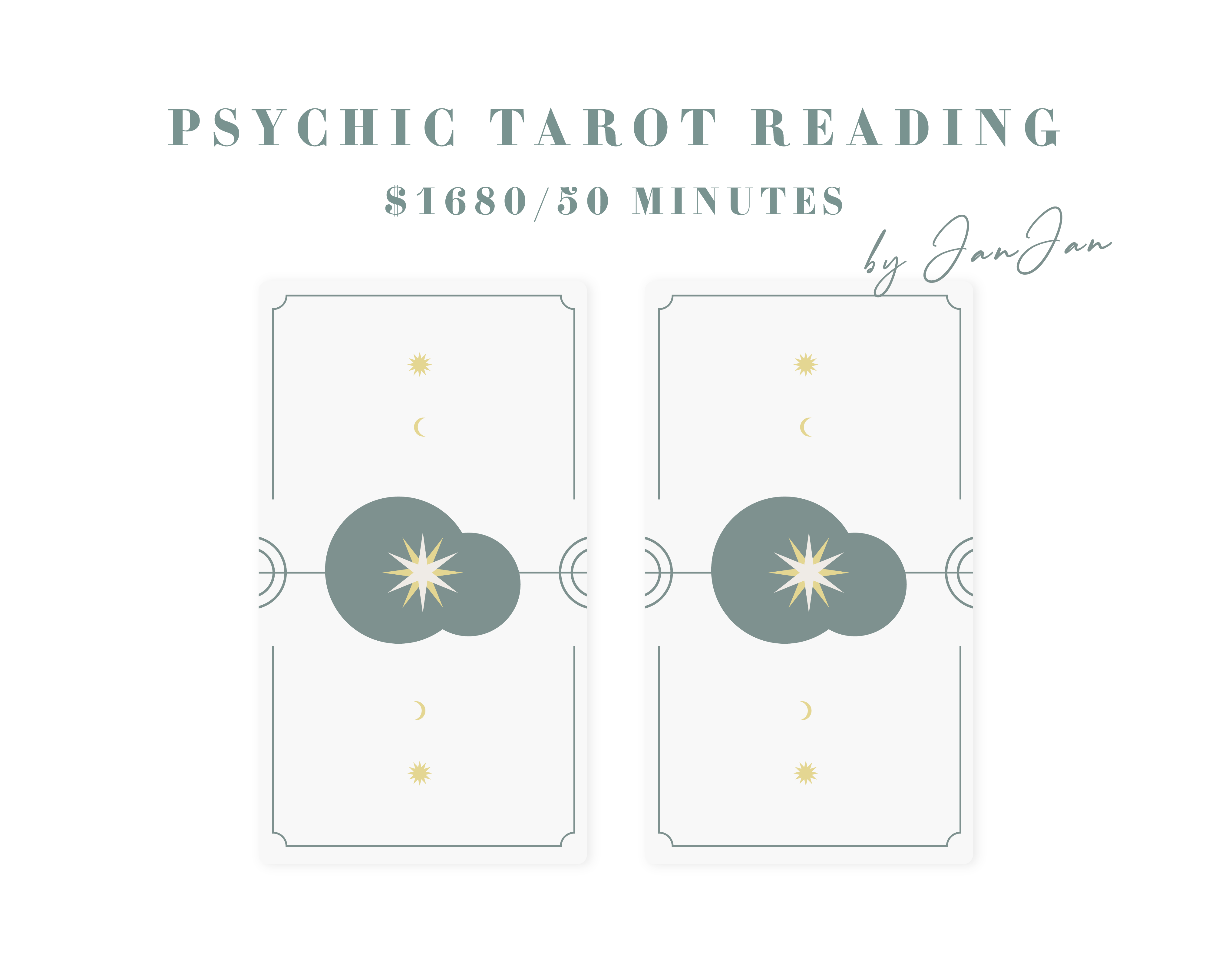 Psychic Tarot Reading By JanJan ($1680/ 50mins)