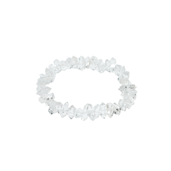 Herkimer Diamond Bracelet (Raw Cut)