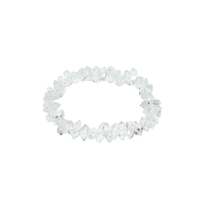 Herkimer Diamond Bracelet (Raw Cut)