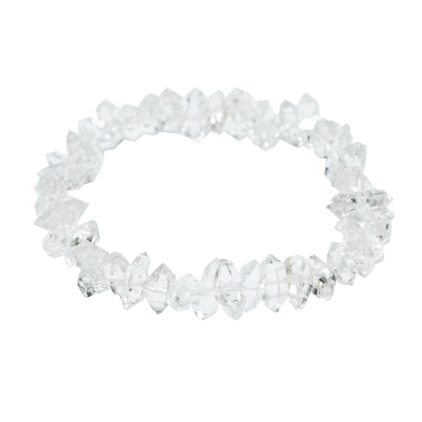 Herkimer Diamond Bracelet (Raw Cut)