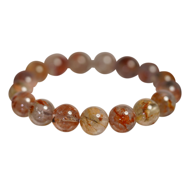 Skeletal Quartz Bracelet 8mm