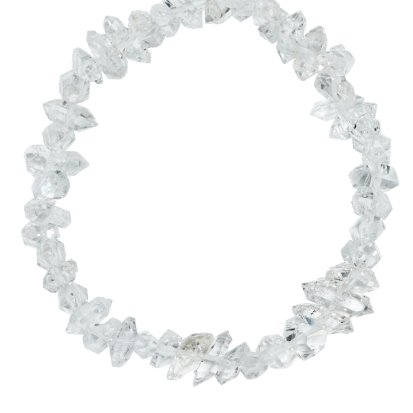 Herkimer Diamond Bracelet (Raw Cut)