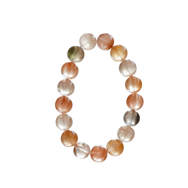 Cat eye Fluff Rutilated Quartz Bracelet