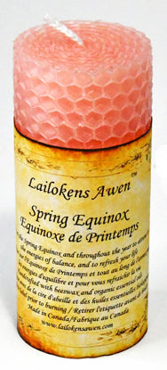 Spring Equanox Altar Candle