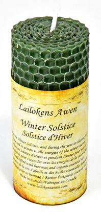 Winter Solstice Altar Candle