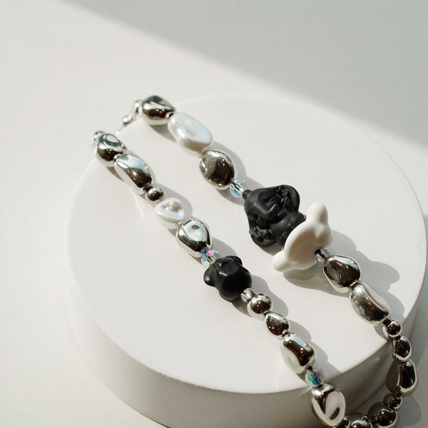 Black Ganesha + Black musika Phone Strap