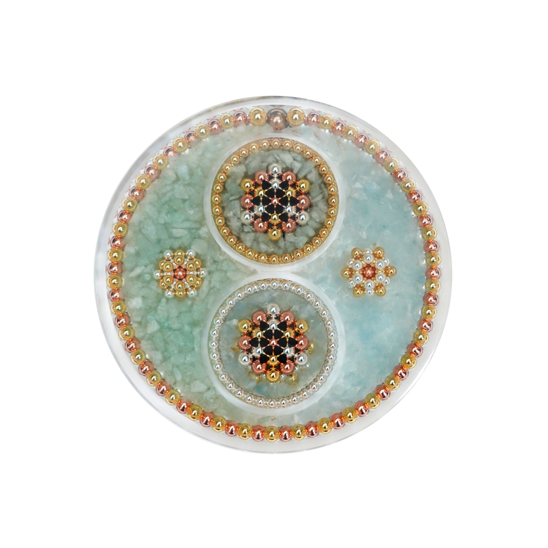 Two Tone (Aventurine + Aquamarine )