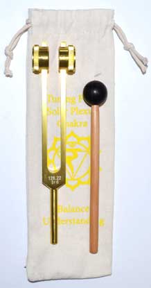 8 1/2" Solar Plexus (yellow) tuning fork