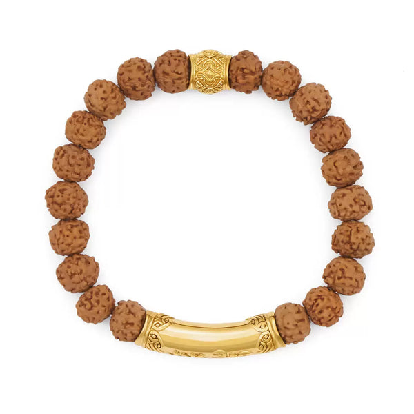 I Am Divine Love Rudraksha Mantra Bracelet