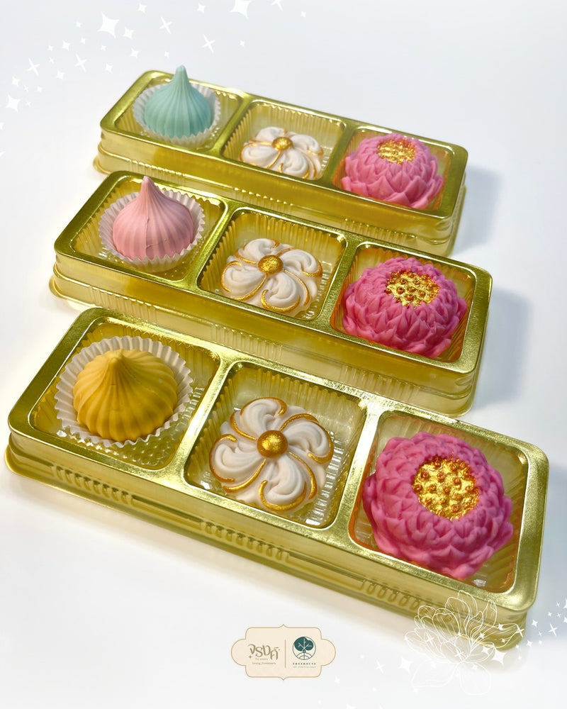 梵花三色甜品組合