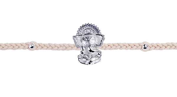 Ganesha Blessing bracelet - Silver