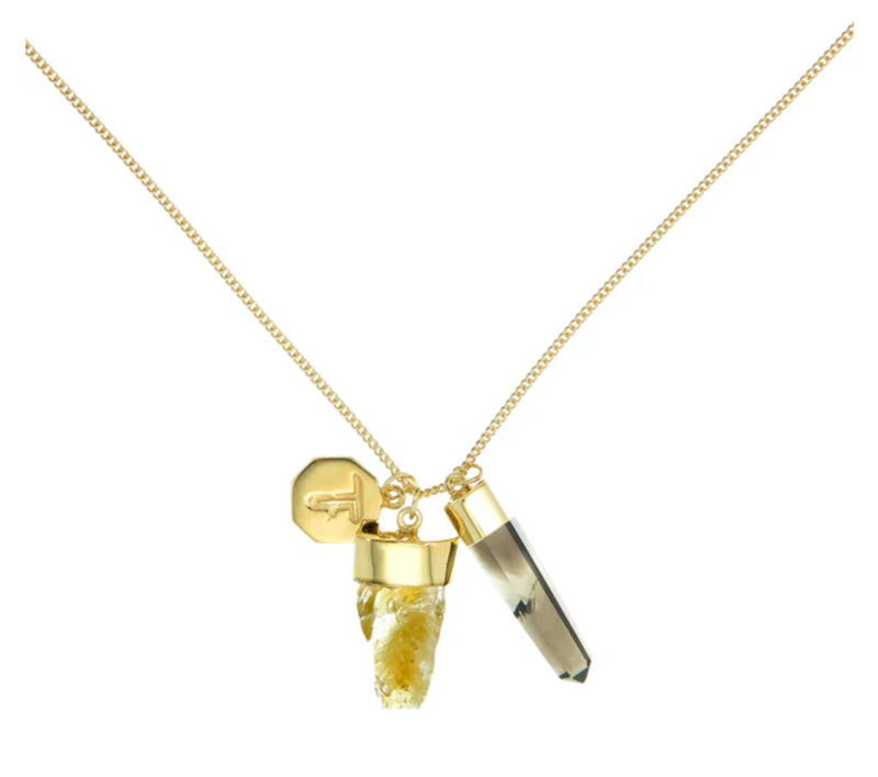 TF-(Gold)SUPER POWER CHARM NECKLACE