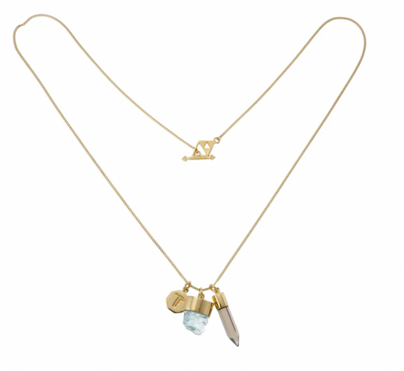 TF-(Gold)SUPER POWER CHARM NECKLACE
