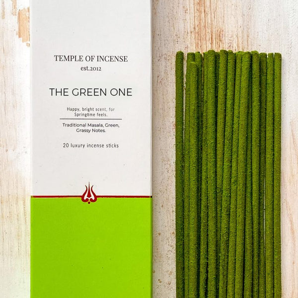 The Green One Incense Sticks - Temple of Incense