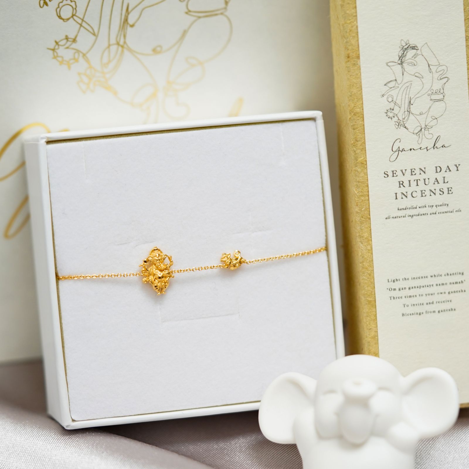 TH Ganesha Chain Bracelet set