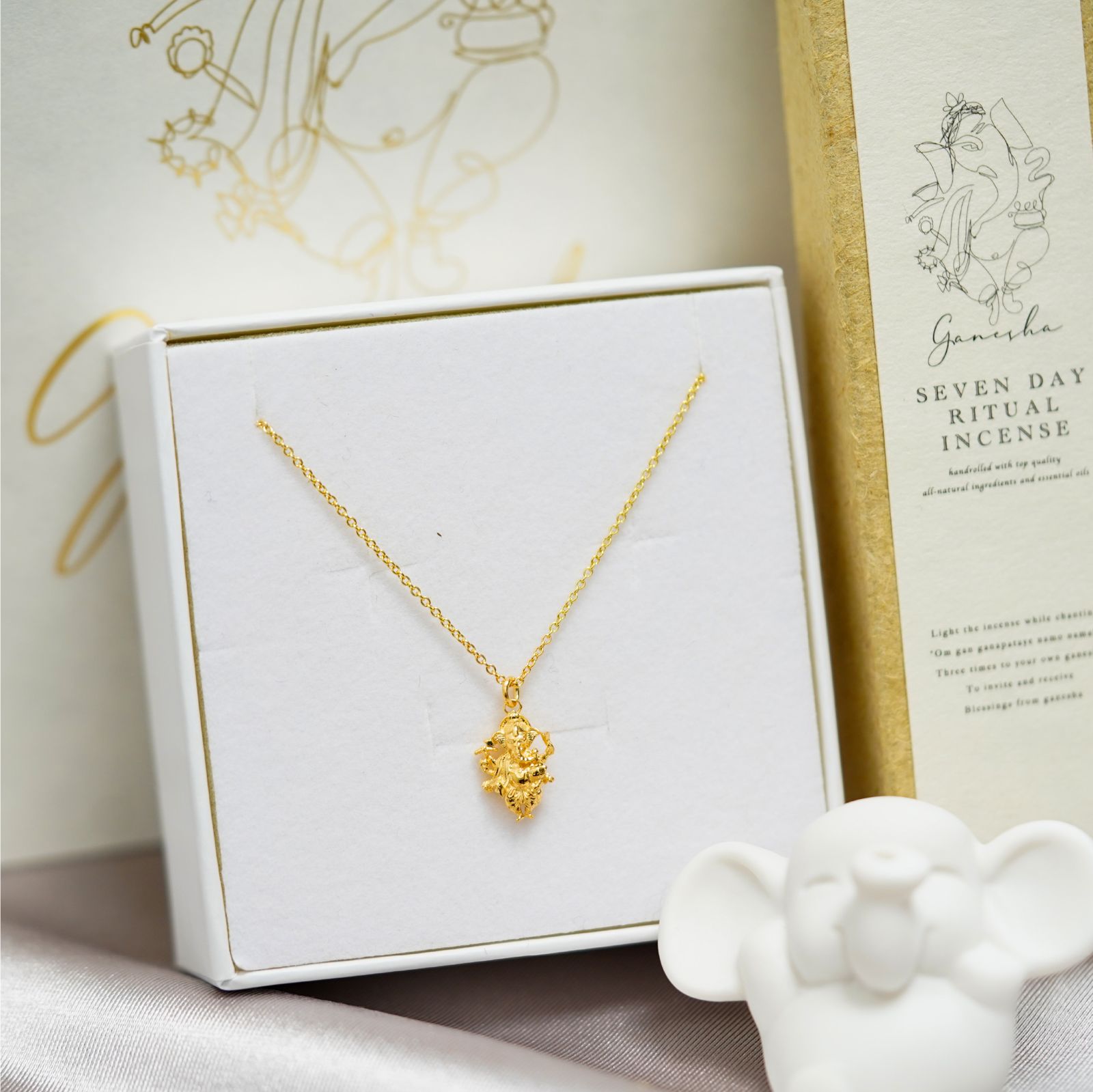 TH Ganesha necklace set