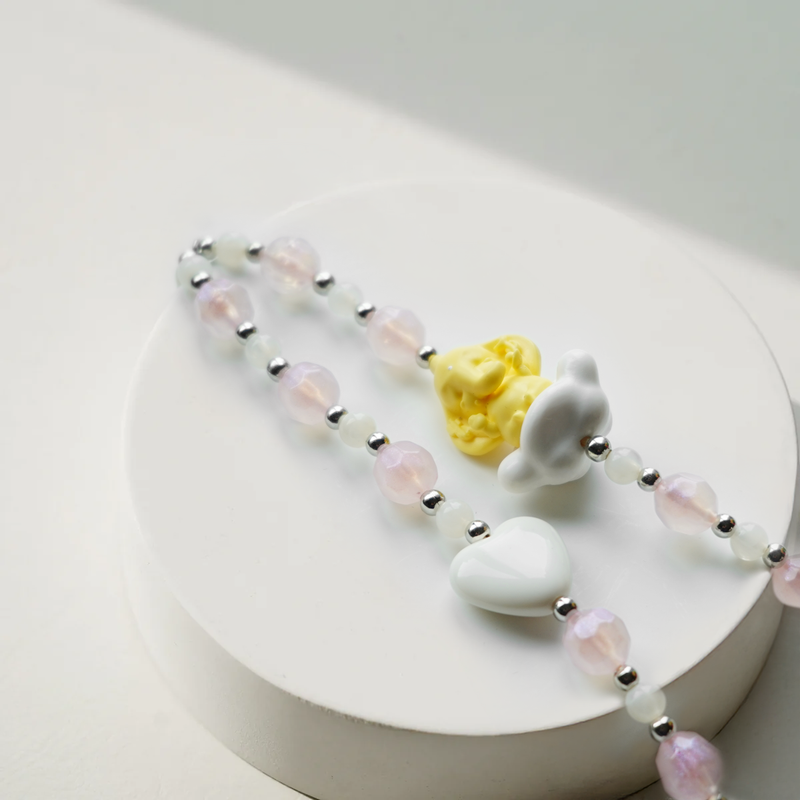 Yellow Ganesha Phone Strap