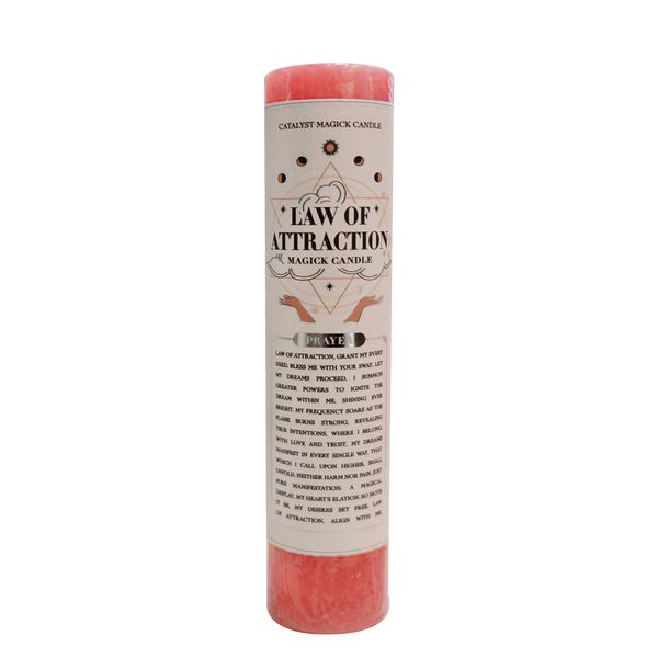 Law of attraction candle