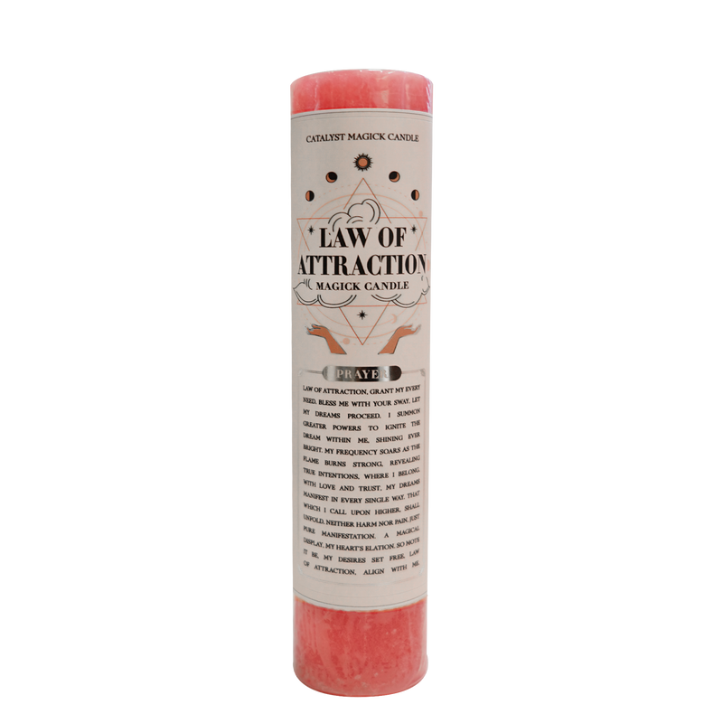 Law of attraction candle
