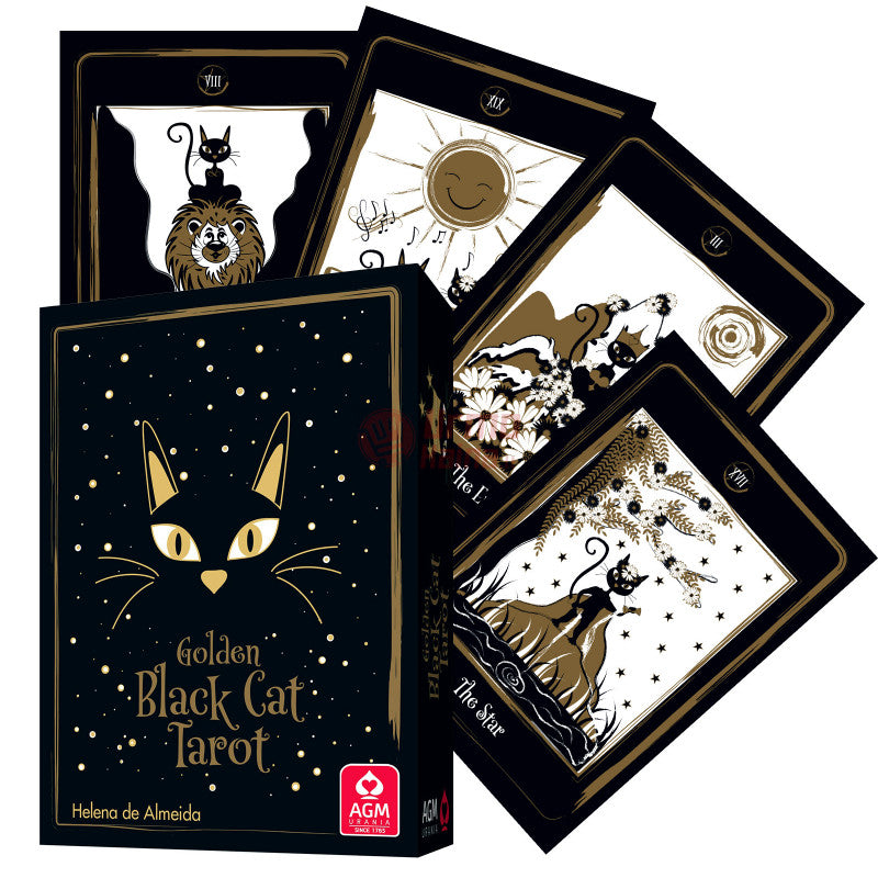 Golden Black Cat Tarot