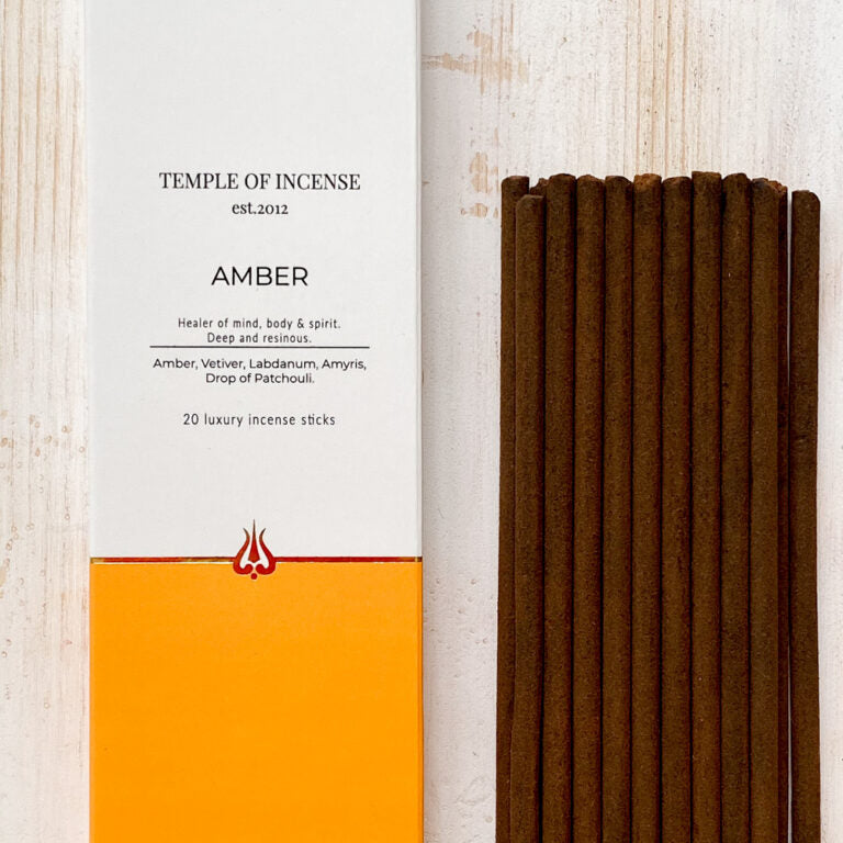 Amber Incense Sticks - Temple of Incense