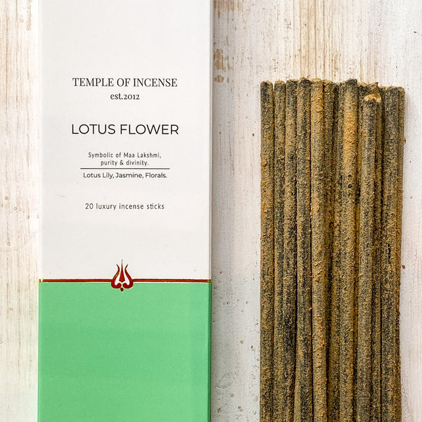 Lotus Flower Incense Sticks - Temple of Incense
