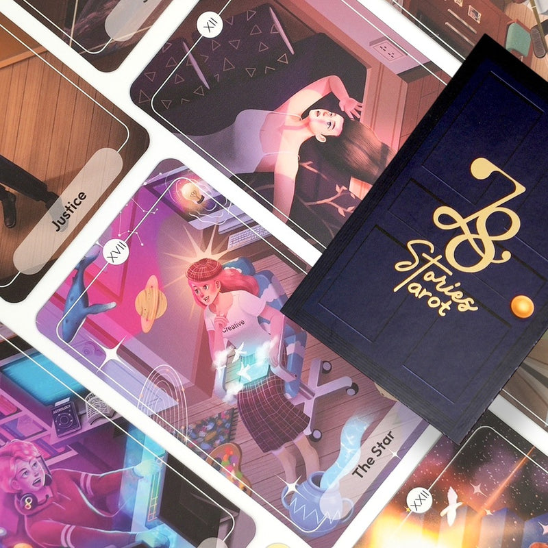 78 Stories Tarot Cards A 79 Oracle English Visions Divination