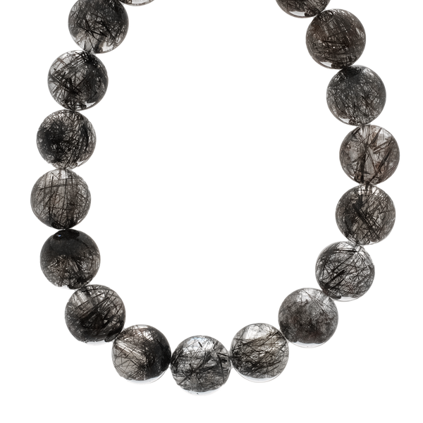 Black Phantom Rutilated Quartz Bracelet