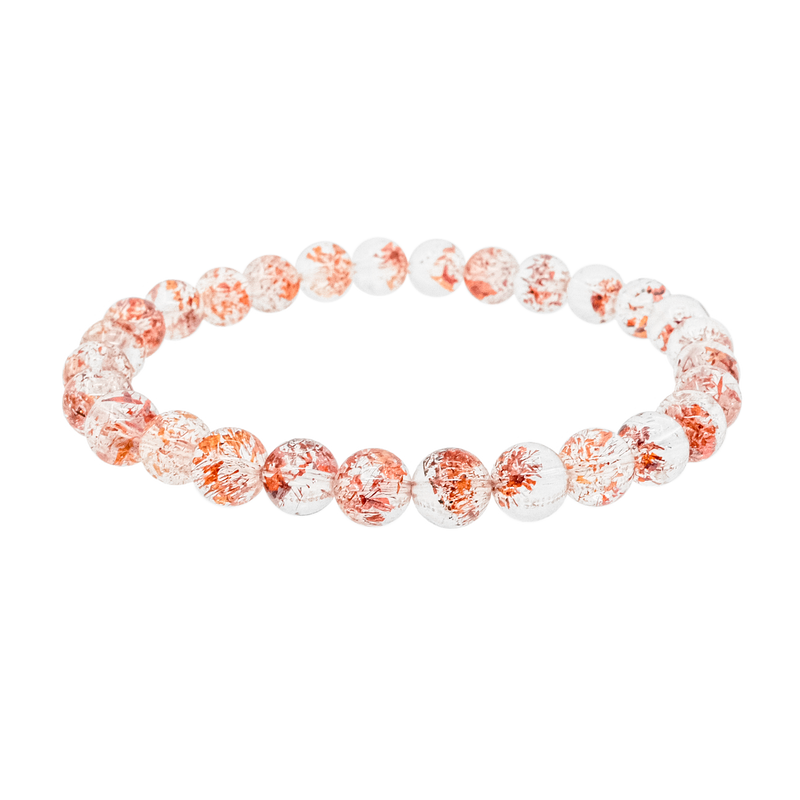 Super Seven - Strawberry Quartz Bracelet