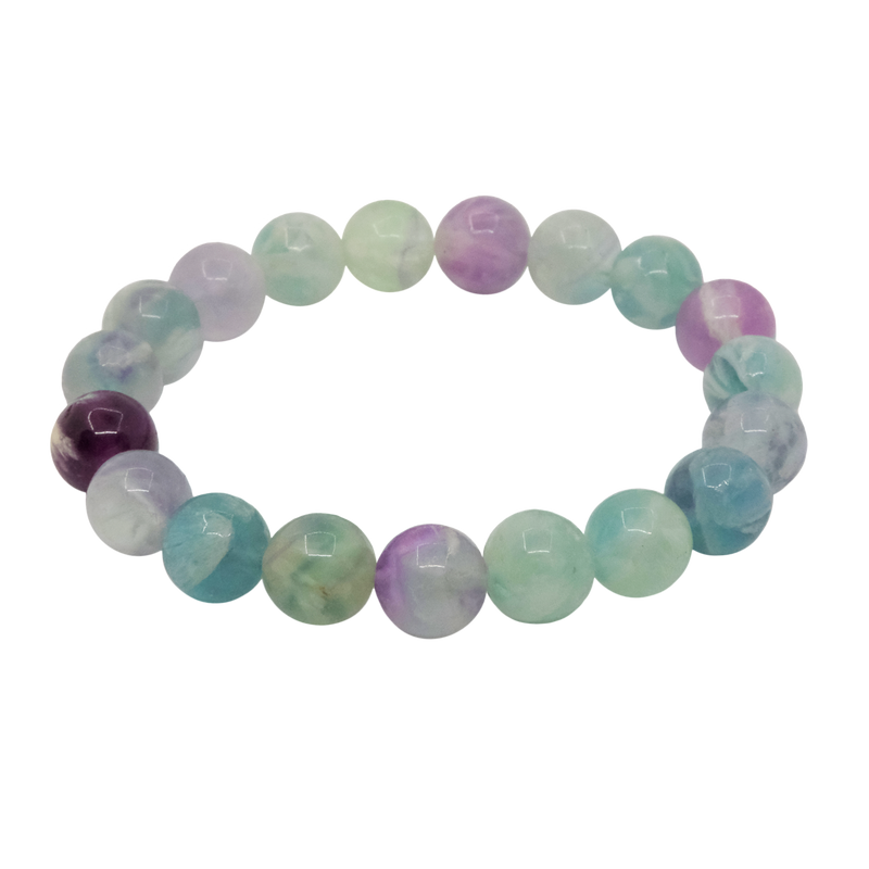 Feather Fluorite Bracelet