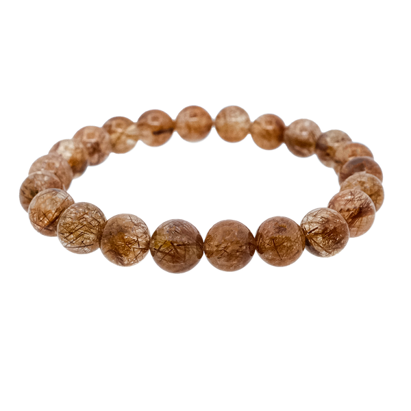 Copper Rutilated Quartz Bracelet