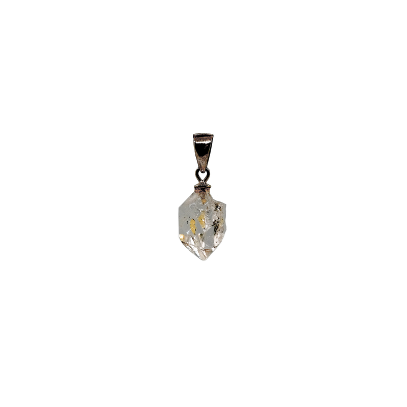 Petroleum Herkimer Diamond Necklace stone