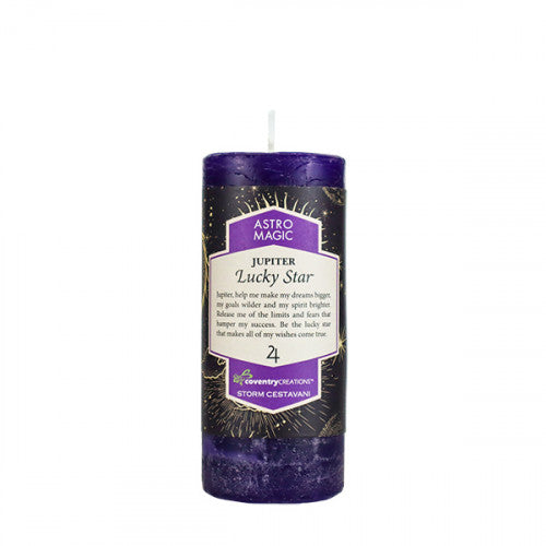 Jupiter - Lucky Star Astro Magic Candle