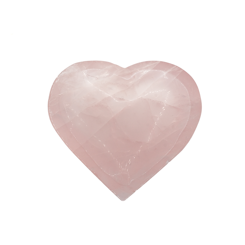 Crystal Plate Rose Quartz (HEART)
