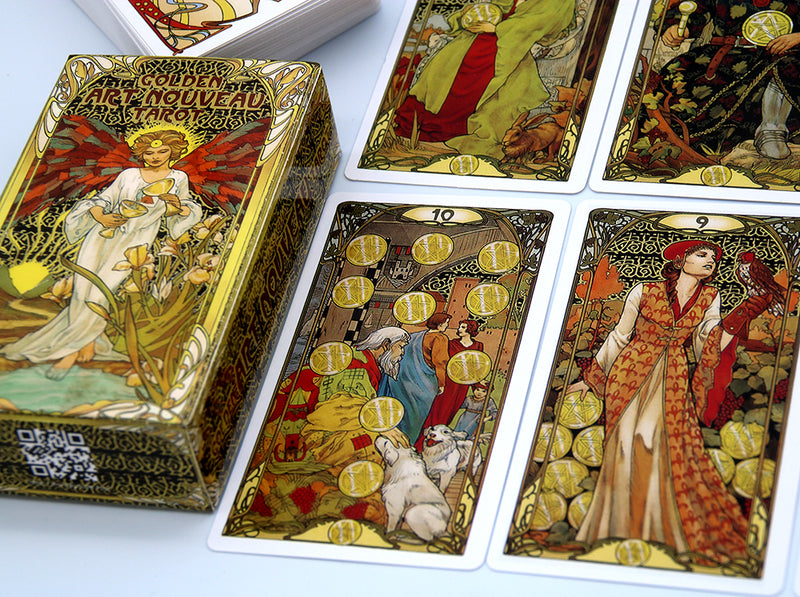 Golden Art Nouveau Tarot