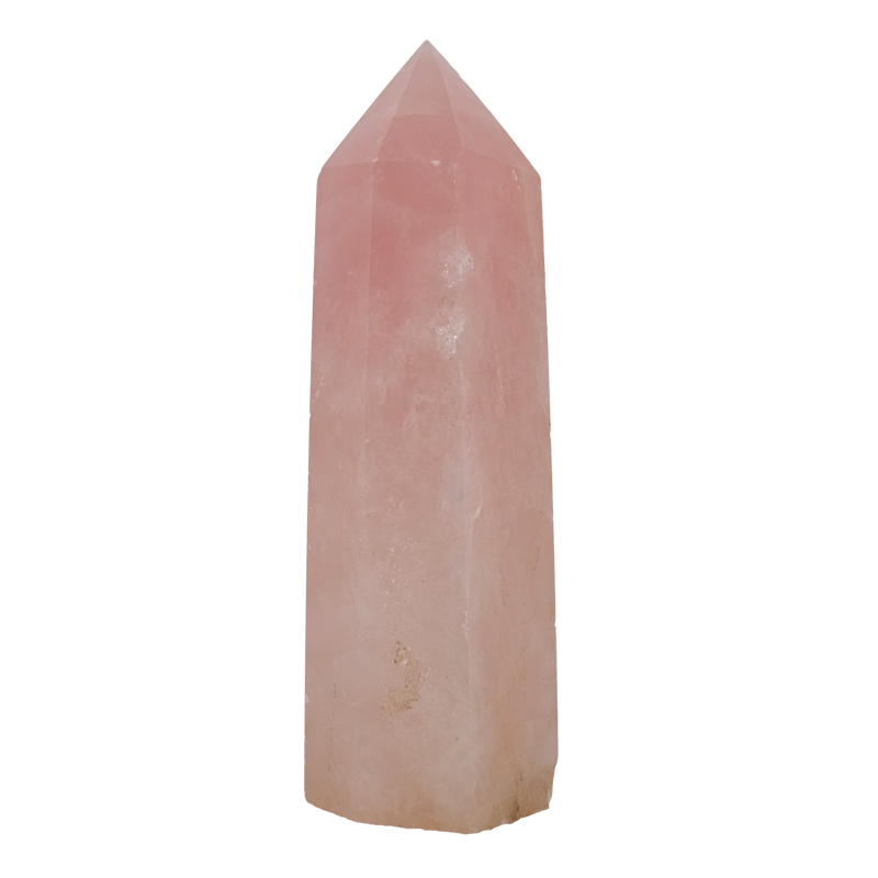 Madagascar Rose Quartz Crystal Prism
