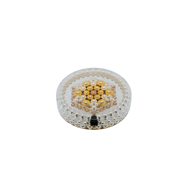 White Quartz with Nanocarbon and Silver (2022 version)