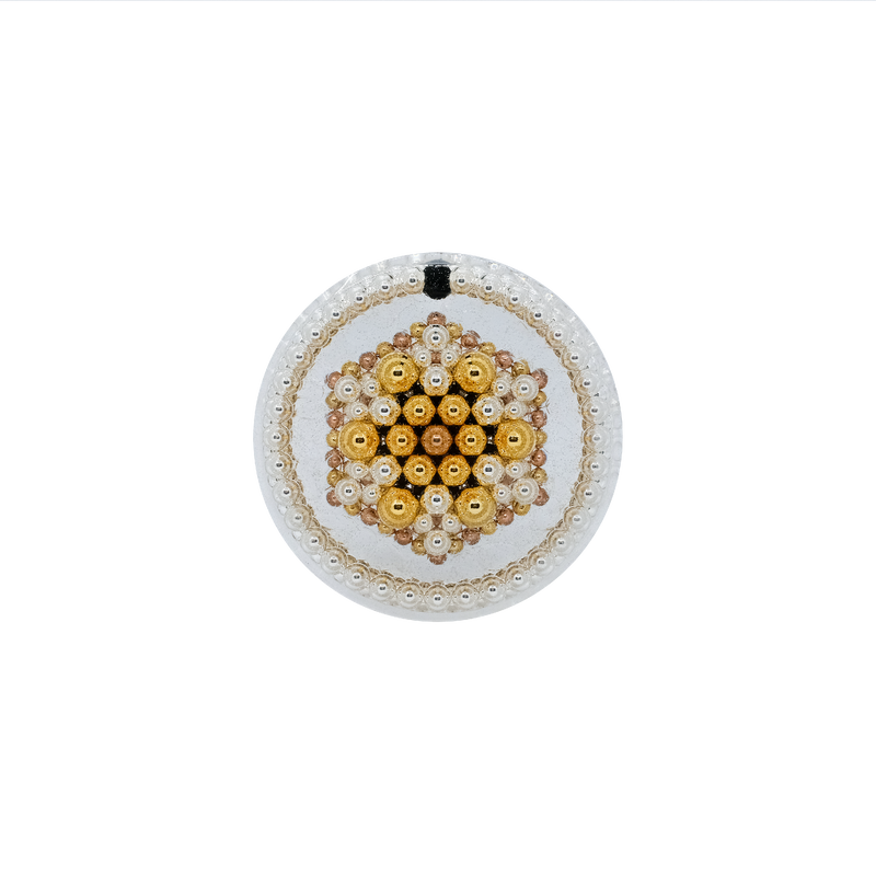 White Quartz with Nanocarbon and Silver (2022 version)