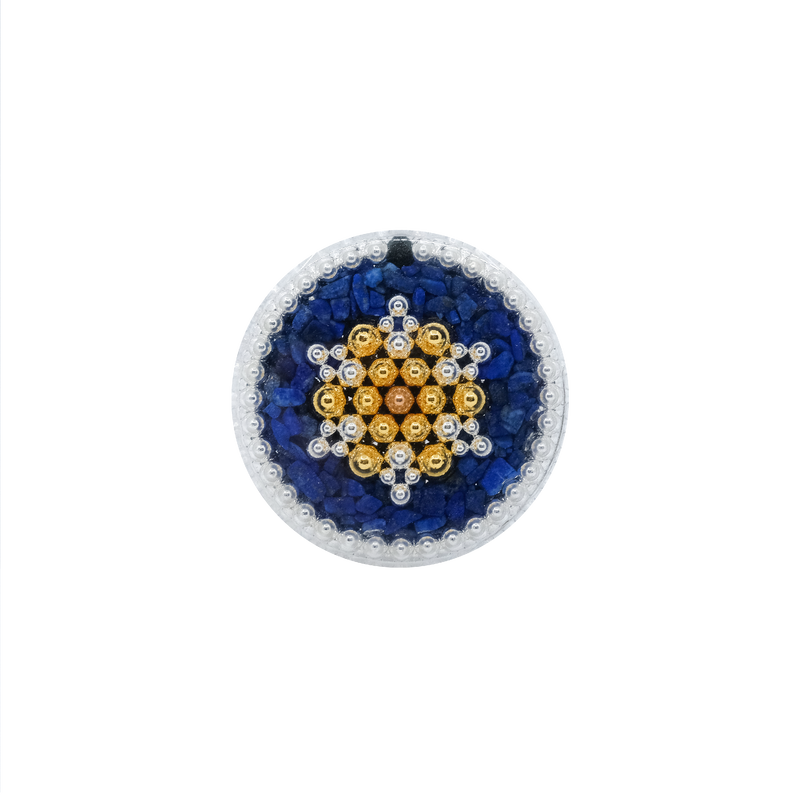 Lazurite with Nanocarbon and Silver (2022 version)