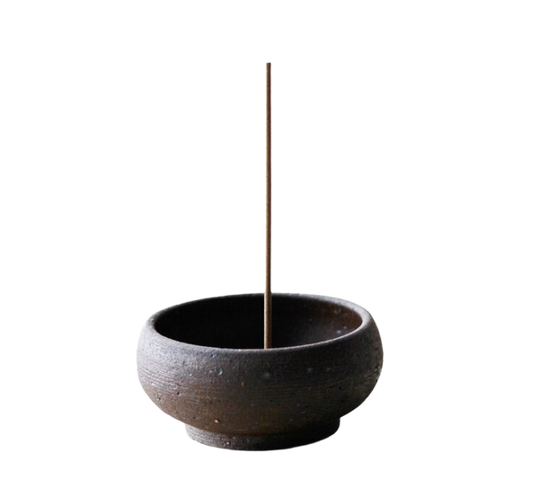 【手工線香座】Wabi Sabi Mud Clay Incense Bowl