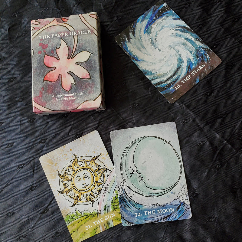 Paper Oracle Lenormand Deck for Divination
