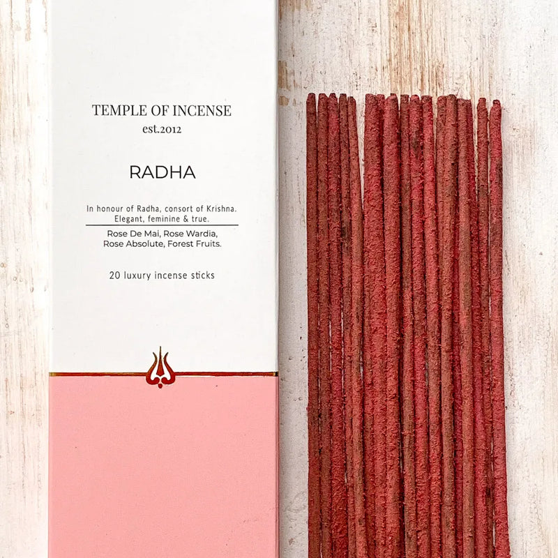 Radha Incense Sticks - Temple of Incense