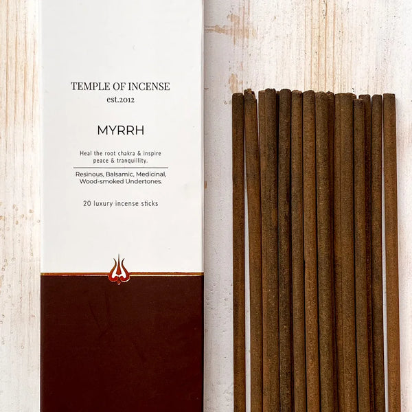 Myrrh Incense Sticks - Temple of Incense