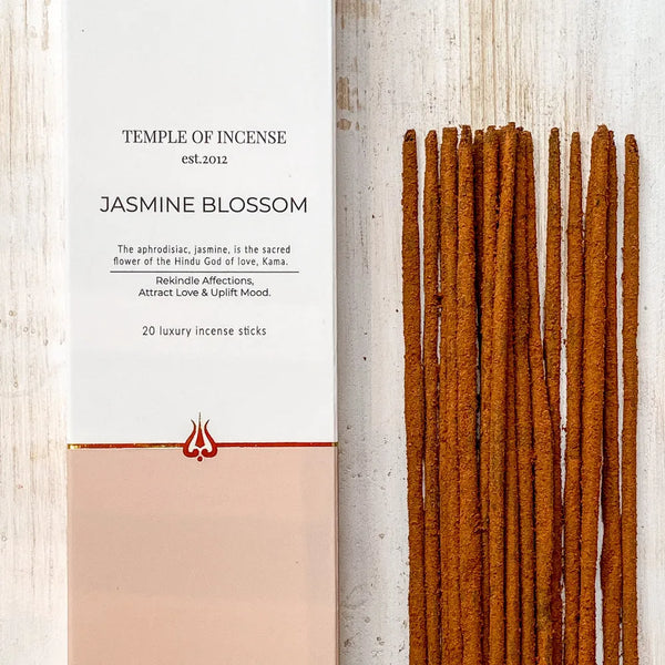 Jasmine Blossom Incense Sticks - Temple of Incense