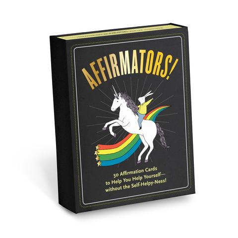 Knock Knock Affirmators : 50 Affirmative Cards To Help You Help Yourself