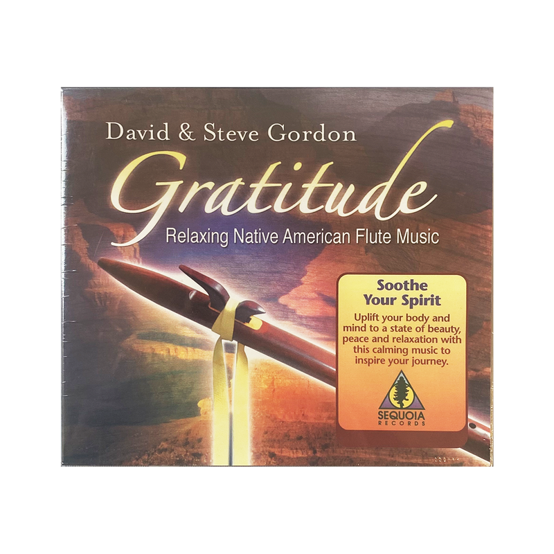 Gratitude Relaxing Native American Flute Music by David & Steve Gordon (CD)