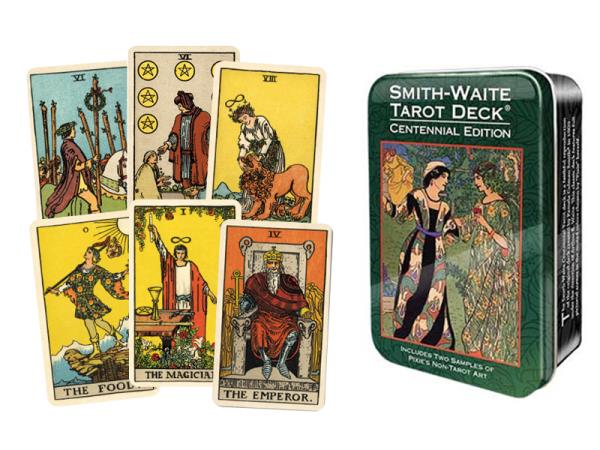 Smith-Waite Tarot Card Tin (Centennial Edition)