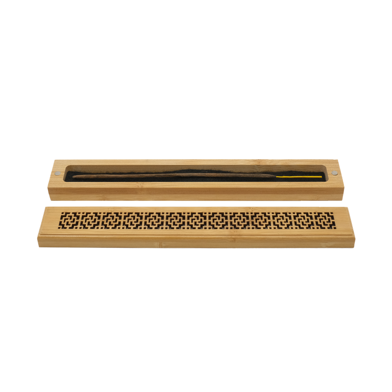 Bamboo Incense Stick Holder with Magnet