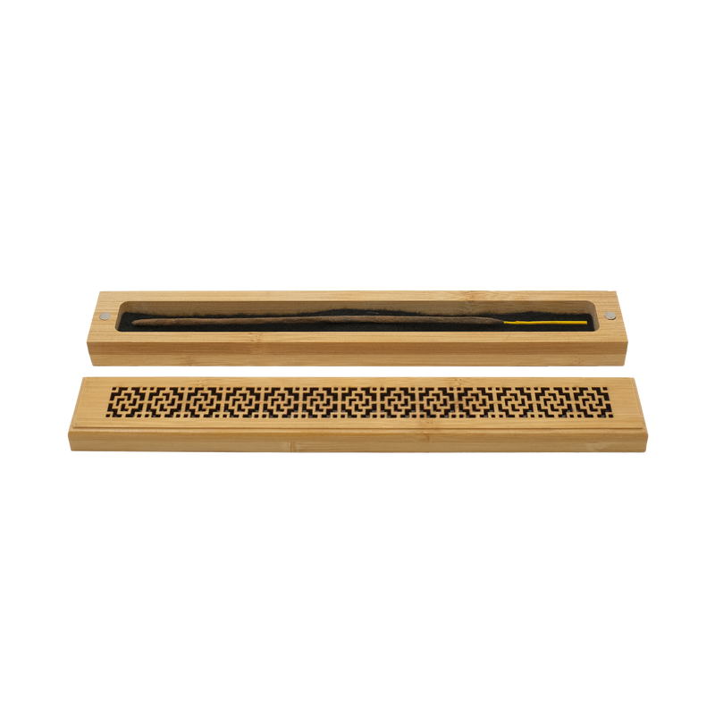Bamboo Incense Stick Holder with Magnet